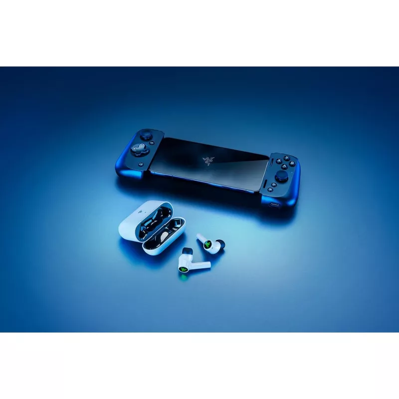 Razer Hammerhead HyperSpeed volledig draadloze gaming-oordopjes met microfoon, 20-20000 Hz, wit
