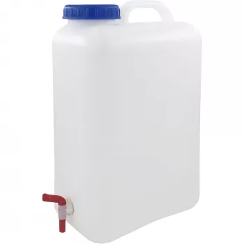 Waterkan 19 L, waterreservoir transparant/blauw