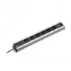 Bachmann 300.008 stroomverlenging 2 m 6 stopcontacten zwart, grijs