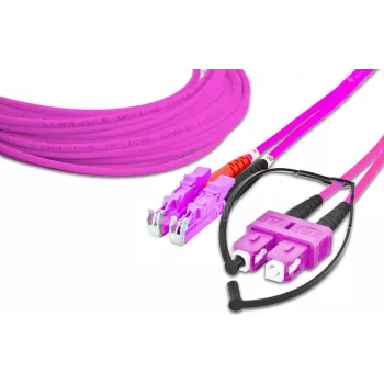 Lightwin Hoogwaardige Duplex LWL-patchkabel - MM OM4 - LSH - SC (LDP-50 LSH-SC 5.0 OM4)