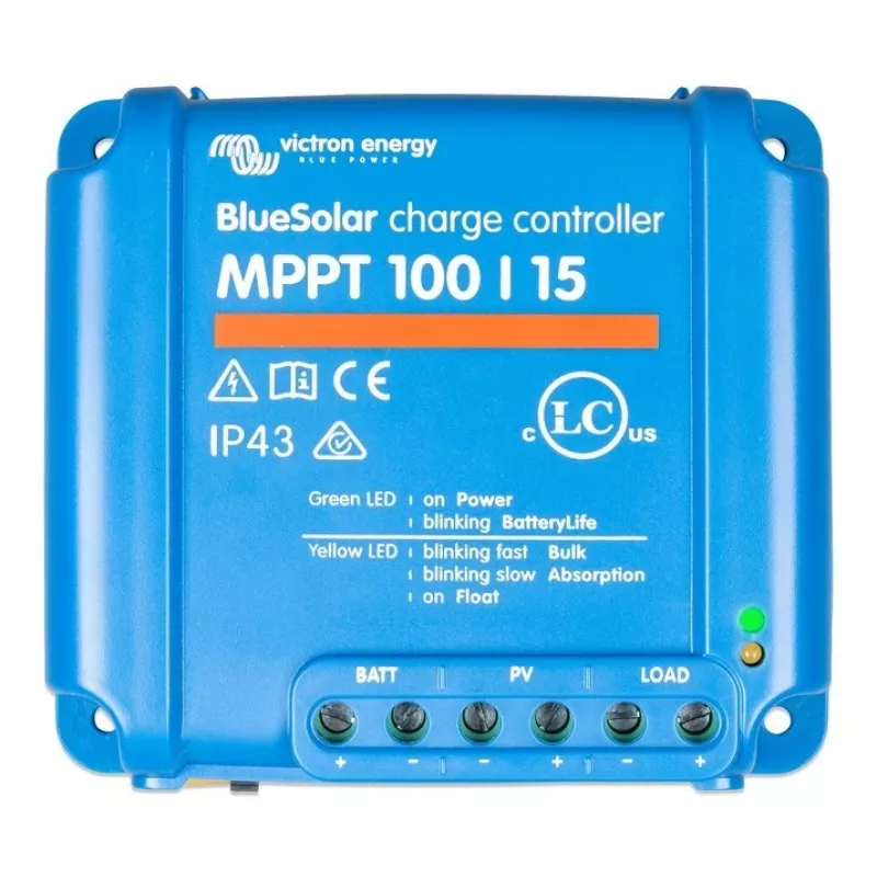MPPT solar laadregelaar Victron Energy BlueSolar 100/15 — 15A, 100V max PV