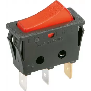 Bachmann 924.112 - wipschakelaar - 1P - zwart - rood - 250 V