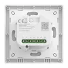 Tweekanaals slimme wandschakelaar Sonoff MINI-2GS-E — compact inbouwrelais voor twee stroomkringen, Matter-compatibel