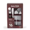 16-delige bestekset Salter BW113282EU7, roestvrij staal, servies voor 4
