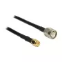 Coaxiale kabel DeLOCK 89505 5 m TNC SMA zwart