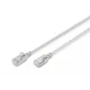 Netwerkkabel Digitus CAT 6A F/FTP RJ-45 2m grijs