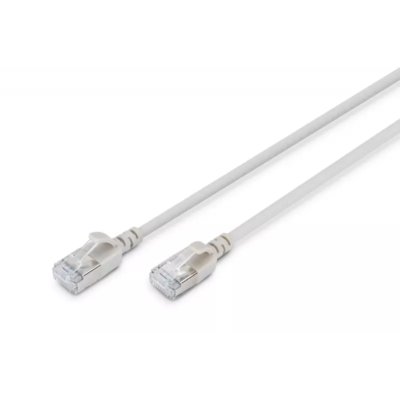 Netwerkkabel Digitus CAT 6A F/FTP RJ-45 2m grijs