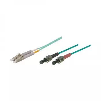Patchkabel LWL Duplex OM3 (Multimode, 50/125) LC/ST, LSZH, omkeerbare polariteit, 3m, Good Connections®