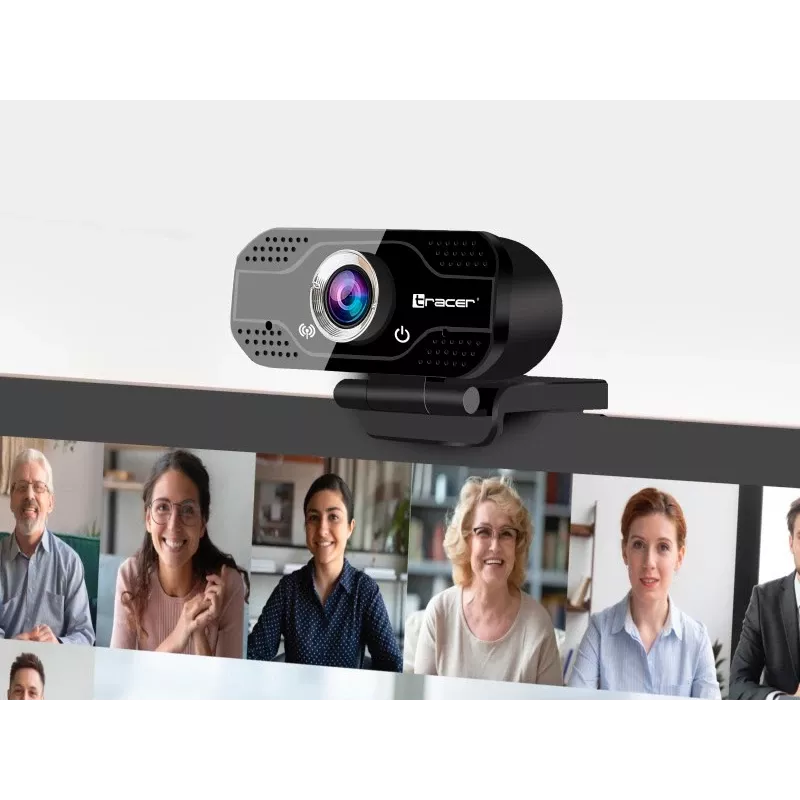 Webcam Tracer WEB007 2 MP 1920 x 1080 pixel USB 2.0 zwart