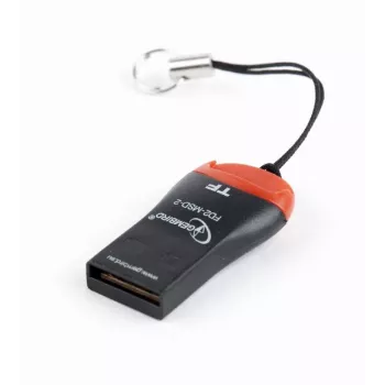 Kaartlezer Gembird FD2-MSD-3 USB 2.0 zwart rood