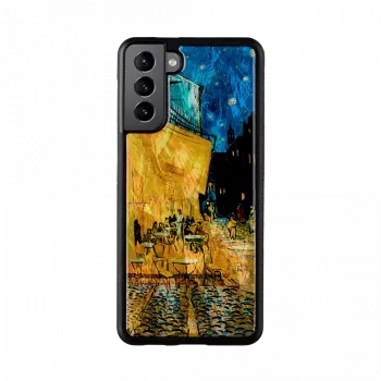 Beschermhoes iKins voor Samsung Galaxy S21+ — zwart