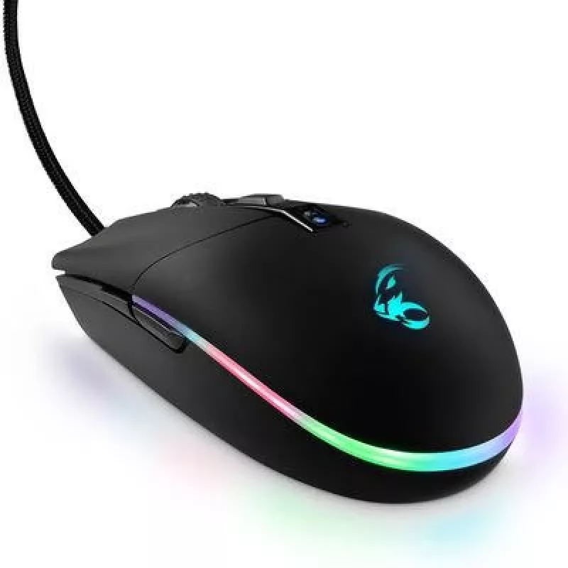 Gaming-muis MediaRange MRGS202 – rechtshandig, optisch, 4000 DPI, 6 knoppen, USB Type-A, zwart