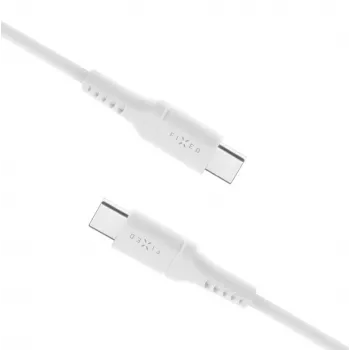 USB-C naar USB-C vaste kabel FIXED FIXDLS-CC2-WH, 2 m, 60 W