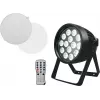 LED PAR-schijnwerper EUROLITE 14x8W QCL — podium-par-schijnwerper, 14 LED's × 8 W, koelwit/kleurmenging