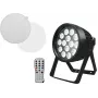 LED PAR-schijnwerper EUROLITE 14x8W QCL — podium-par-schijnwerper, 14 LED's × 8 W, koelwit/kleurmenging