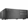 SilverStone Grandia GD08 - Desktop - SSI EEB - zonder voeding - zwart - USB/audio