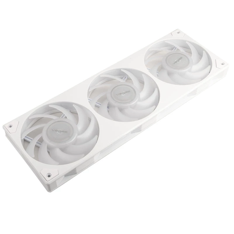 AKASA Vegas A36 ARGB behuizingsventilator, 360 mm, wit