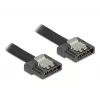 SATA-kabel DeLOCK 0,2m 2xSATAIII zwart