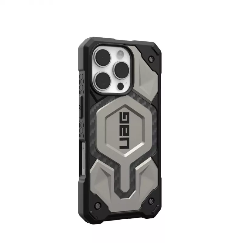 Urban Armor Gear Monarch Pro telefoonhoesje 16 cm (6,3) cover titanium