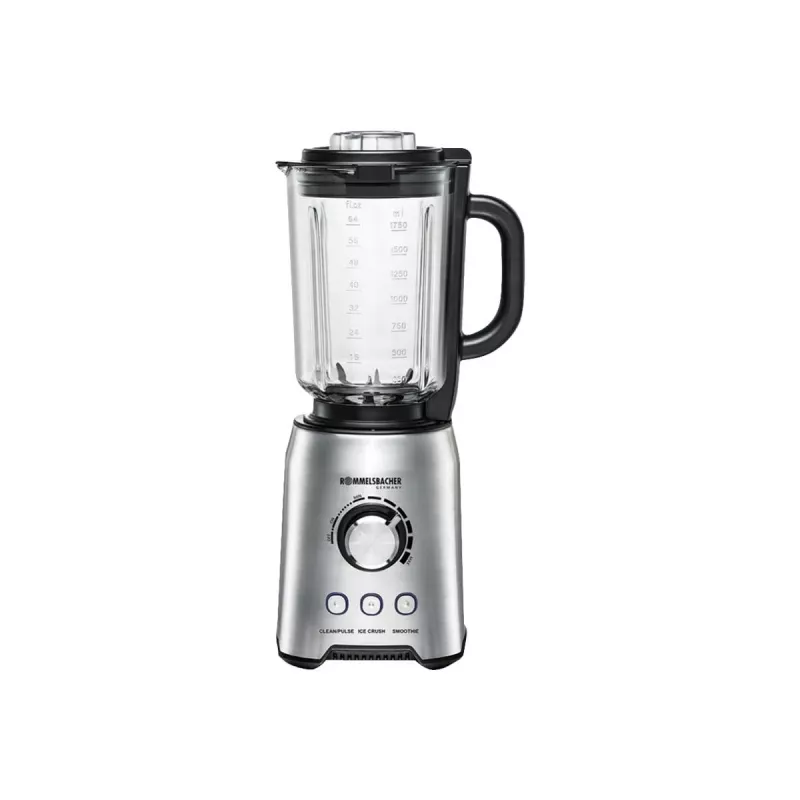 Tafelblender Rommelsbacher MX 1250 — 1200 W, 1,75 l glazen kan, roestvrij staal