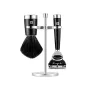 ZWILLING CLASSIC 3-delige scheerset met scheermes, kwast en houder - zwart