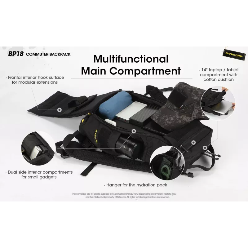 Nitecore BP18 laptoprugzak