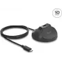 DELOCK magnetische standvoet USB Type-A bus naar USB Type-C stekker 10 Gbit/s dockingkabel 1,2 m (64365)