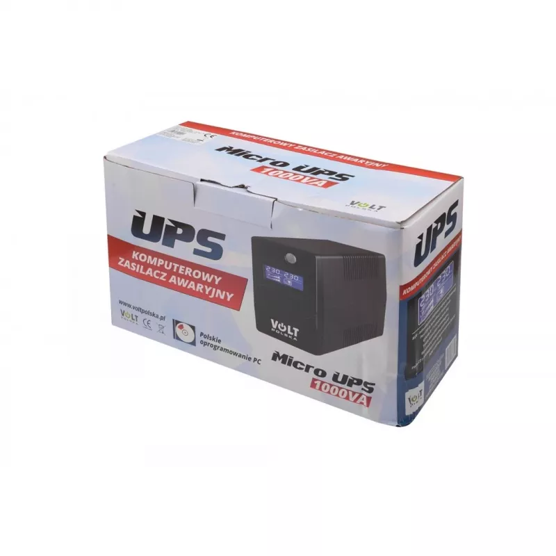 UPS noodstroomvoorziening VOLT POLSKA MICRO 1000VA 600W 1x9ah