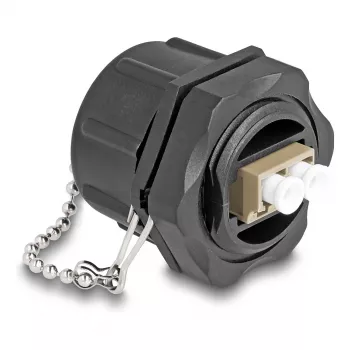 DeLOCK glasvezelaansluiting LC duplex naar LC duplex multimode IP68