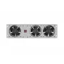 Verticaal ventilatiepaneel 19 inch voor serverrack, 3 ventilatoren, 230 V, grijs