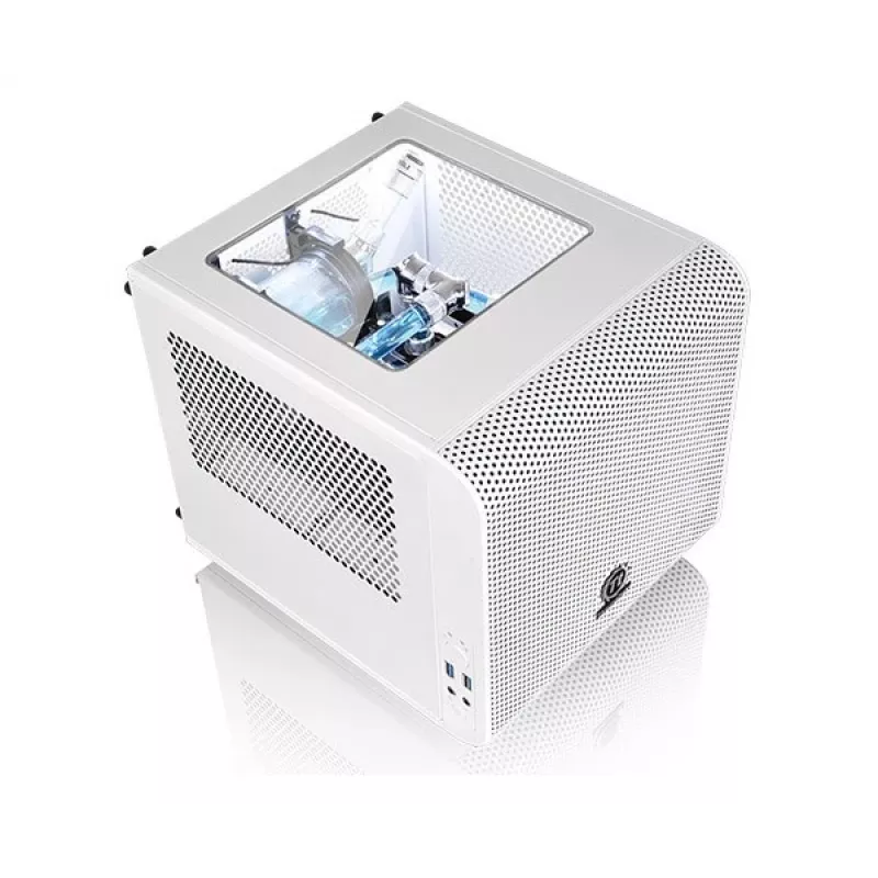 Thermaltake Core V1 Snow Edition cube wit