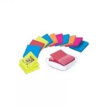 Notitiedispenser 3M PRO-W12N wit met 12 Z-Notes 76×76 mm