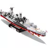 Constructiespeelgoed Cobi HMS Belfast model op schaal 1:300 COBI-4844, tentoonstellingsbouw van de historische lichte kruiser van de Royal Navy