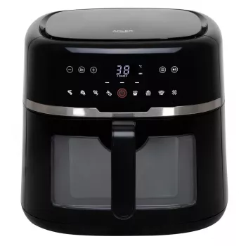 Heteluchtfriteuse Adler AD 6318 – 8 L, 2200 W, LED-display, 9 programma's, zwart
