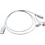 ROLINE 11.02.8329 USB-kabel 1 m USB 2.0 USB A Micro-USB B wit (11.02.8329)