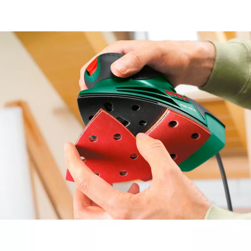 Bosch PSM 100 A multischuurmachine 26000 OPM zwart, groen, rood