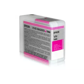 Epson Singlepack Vivid Magenta T580A00, Vivid Magenta, pigmentinkt, 80 ml, 1 stuk