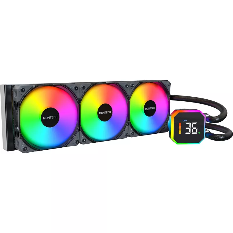 CPU-KOELER MULTI-SOCKEL ZWART/HYPERFLOW DIGITAL 360 MONTECH
