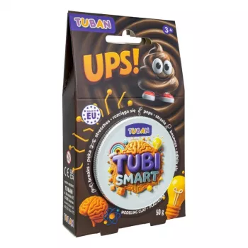 Modelleermassa TUBAN TUBI SMART – UPS! 50 g, bruin, kind, 95×35×165 mm