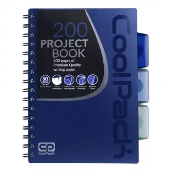 Spiraalnotitieboek A5 Coolpack donkerblauw