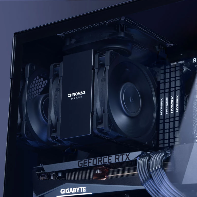 Noctua NA-HC8 chromax.Zwart heatsink cover