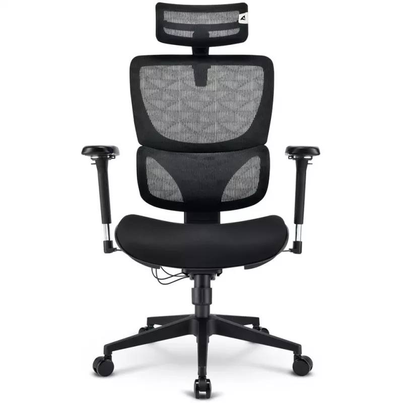 Bureaustoel Sharkoon OfficePal C40 — zwart, ergonomisch ontwerp, in hoogte verstelbaar