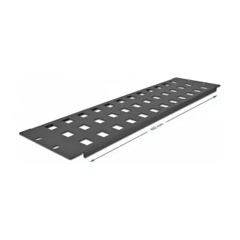 Keystone-paneel DeLOCK 19 inch Keystone patchpanel 48 poorten 3U zwart