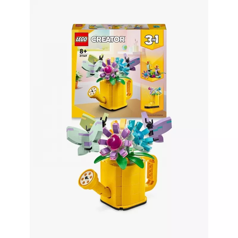 LEGO Creator bloem in gieter 31149 — bouwbaar bloemmodel, 420 onderdelen, 120×150×130 mm