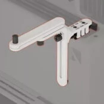 GPU-montagebeugel HAVN HS 420 wit — PCIe-riser-/steunbeugel voor grafische kaarten