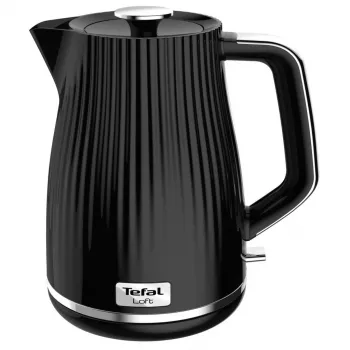 Tefal KO2508 waterkoker 1,7 l, 2400 W, zwart, verborgen verwarmingselement
