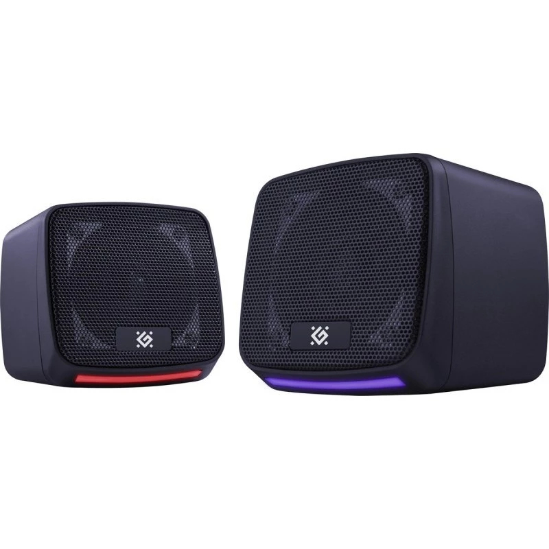 Defender J3 2.0 pc-speakers, 6 W, LED, USB-voeding, AUX, 90–20000 Hz, zwart