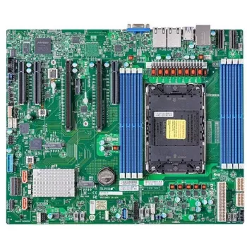 Super Micro SUPERMICRO X13SEI-F - moederbord - ATX - LGA4677 Socket-E - Intel C741 chipset - USB 3.2 Gen 1 - 2 x Gigabit LAN - onboard graphics (MBD-X13SEI-F-B)