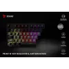 Savio Phenix SAVGK-RED gamingtoetsenbord USB RF draadloos Bluetooth QWERTY