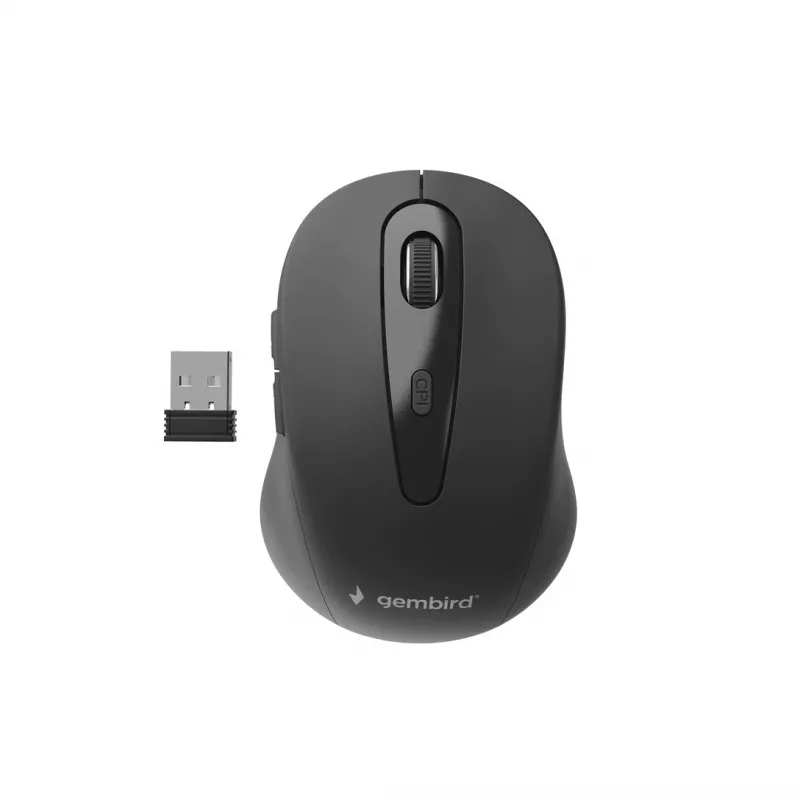 Gembird MUSW-6B-01 muis kantoor rechtshandig RF draadloos optisch 1600 DPI